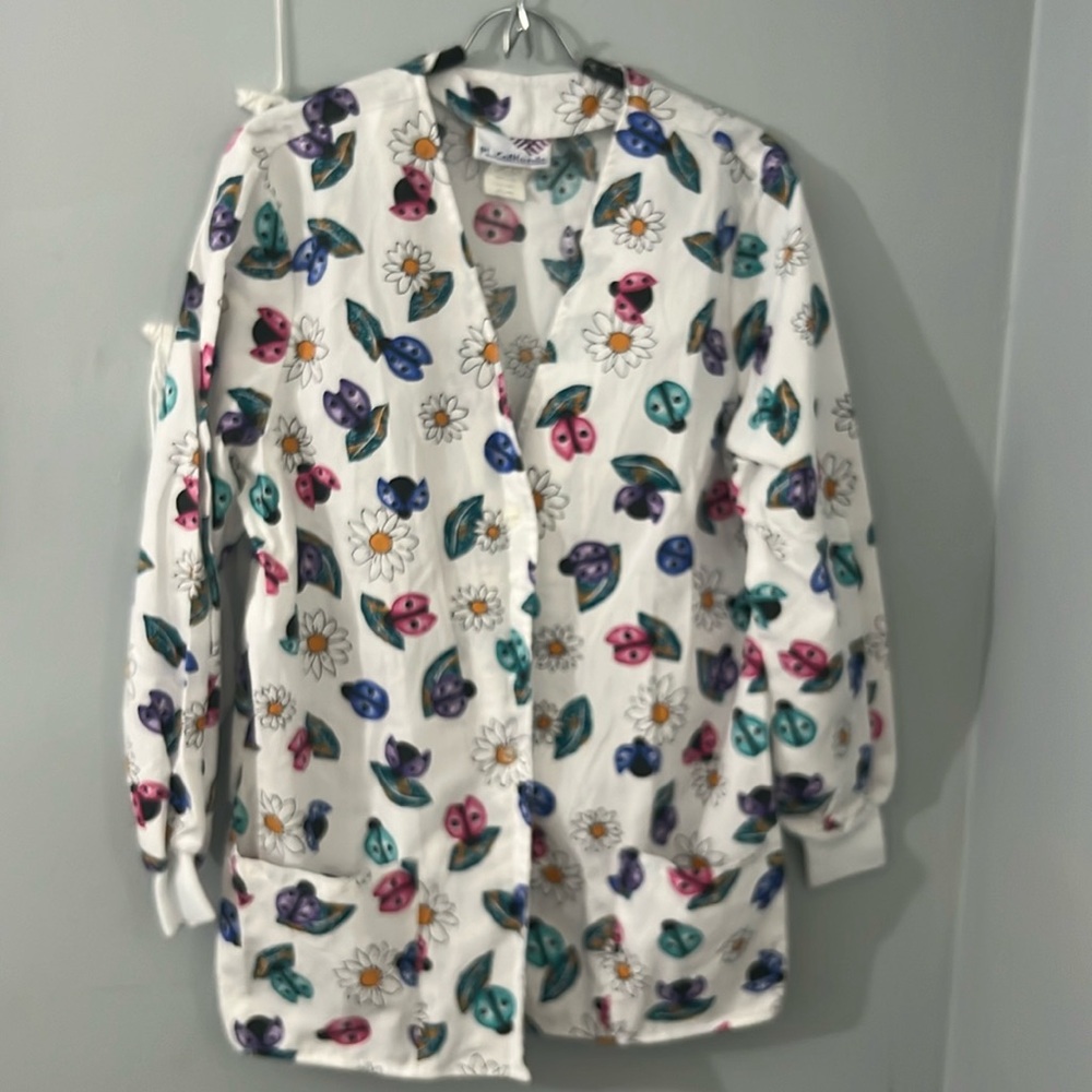 Pl California size large ladybug and flower print